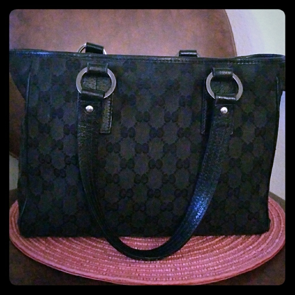 Authentic Gucci Medium Monogram Tote